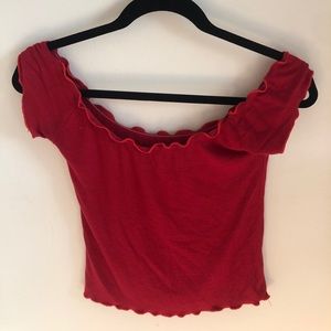 Brandy melville red top